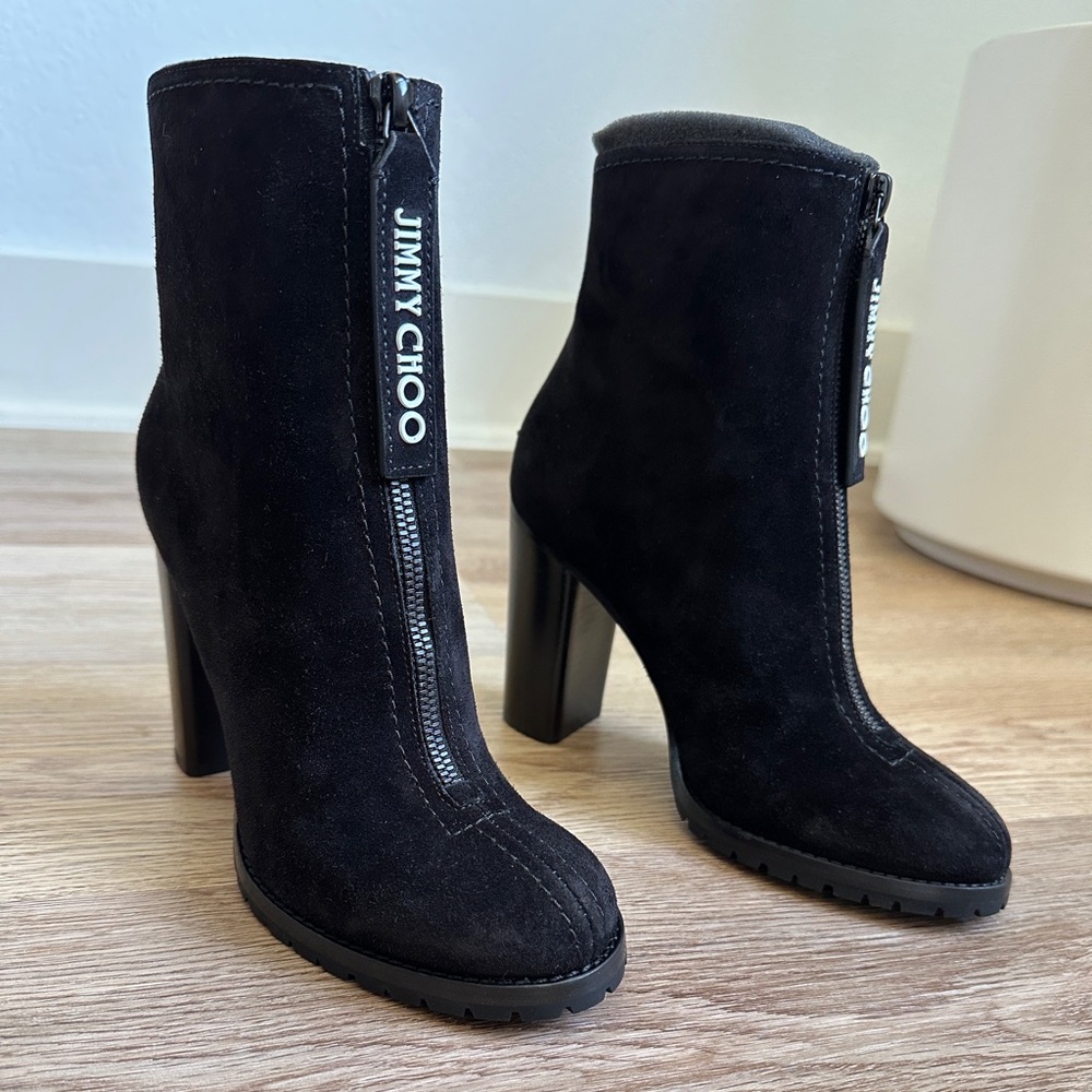 NWTJimmy Choo Black Suede Boots